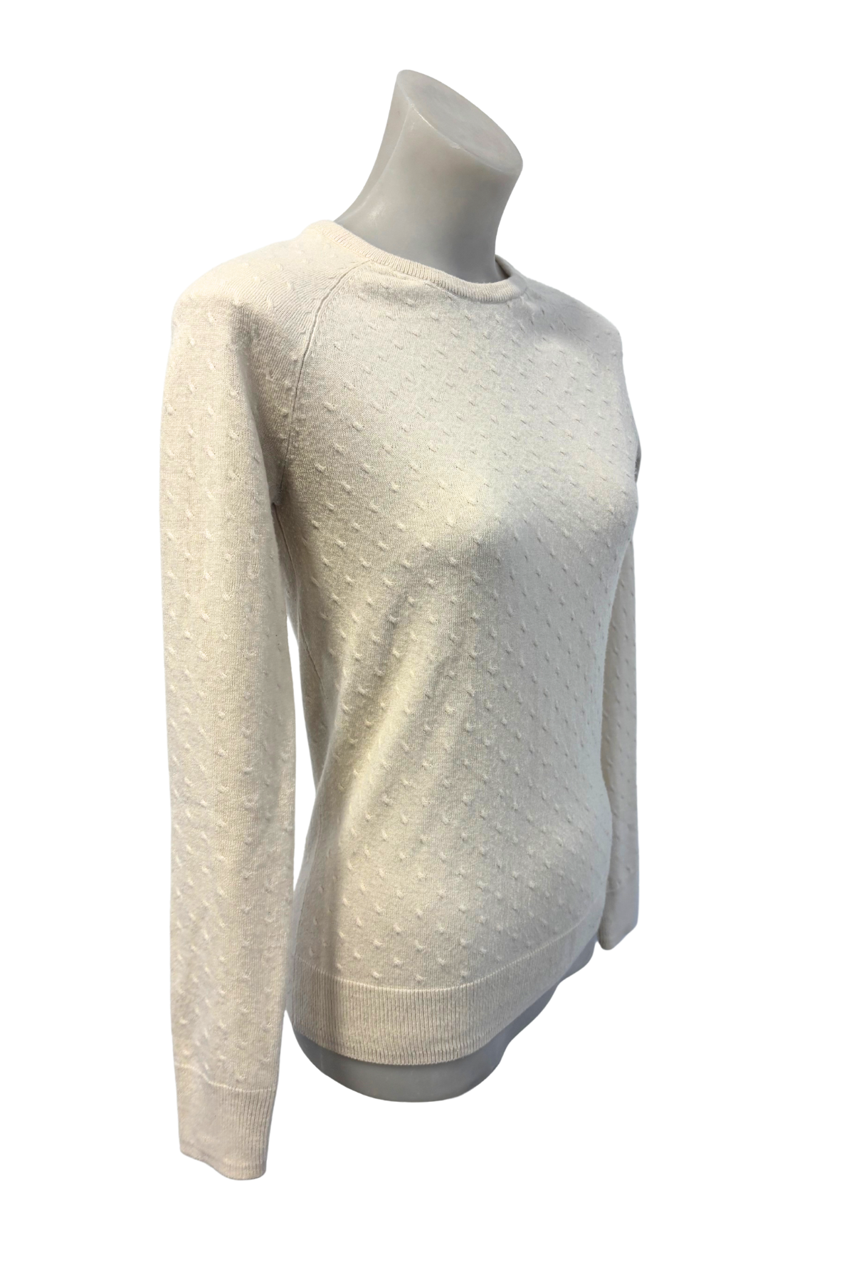 B//Vertigo cream knit jumper, 8