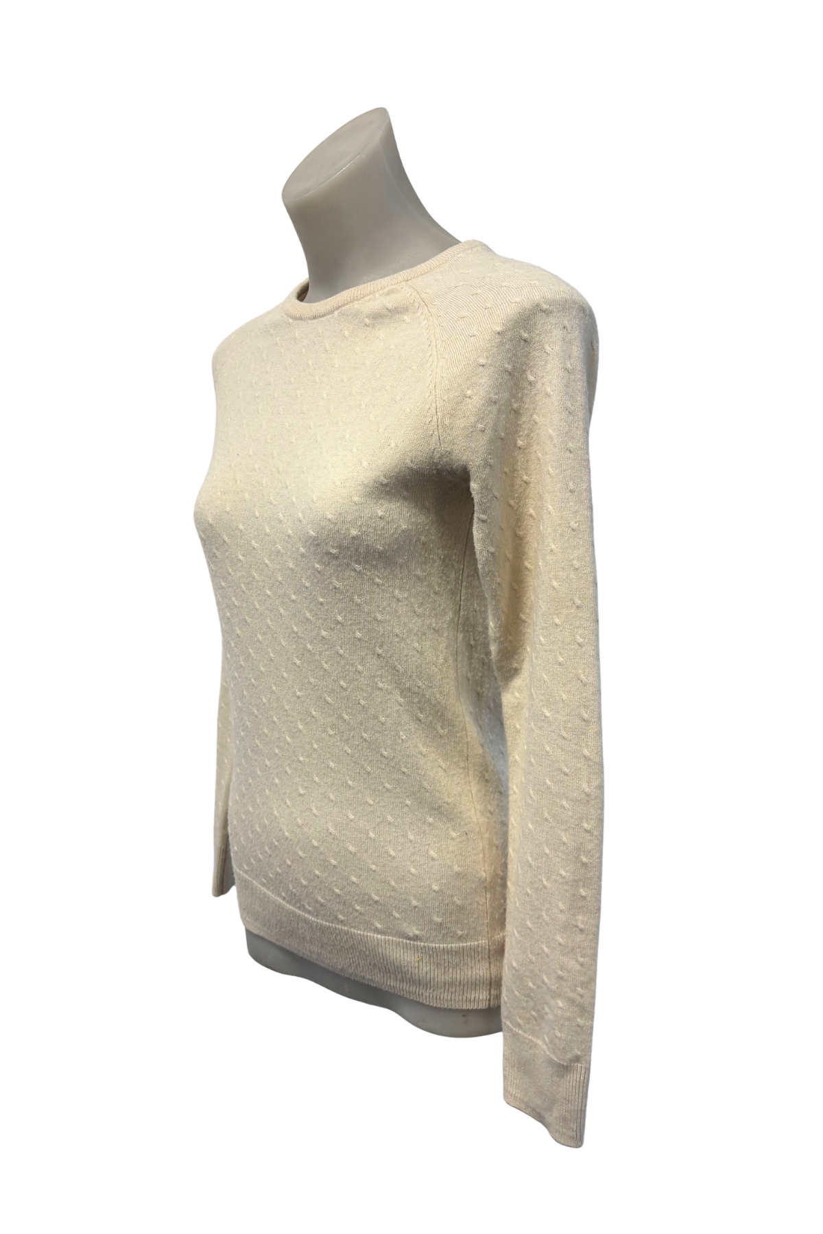 B//Vertigo cream knit jumper, 8
