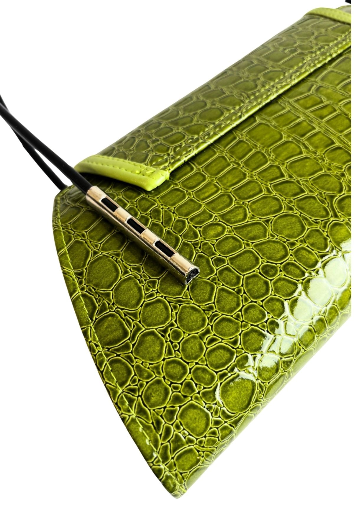 Green art deco bag