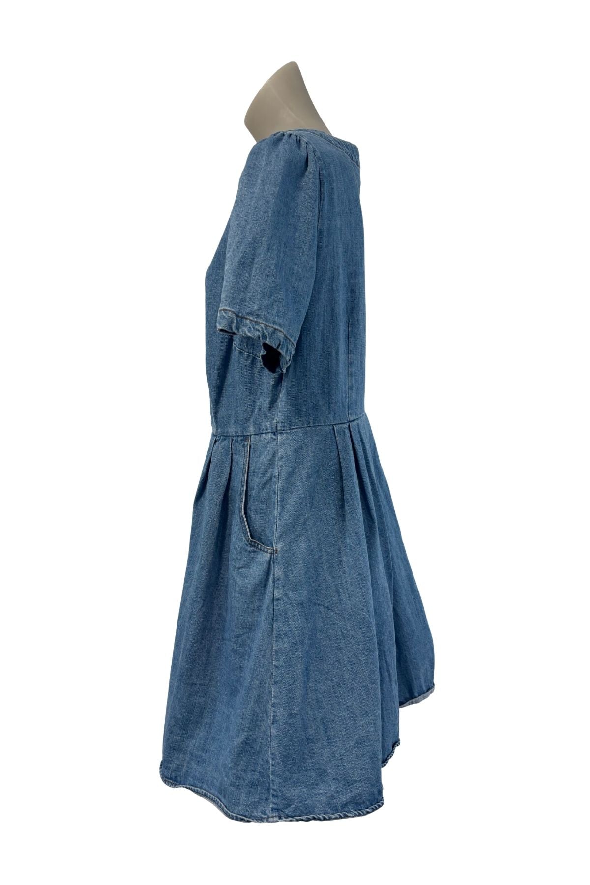 Princess Highway denim baby doll midi dress, 12