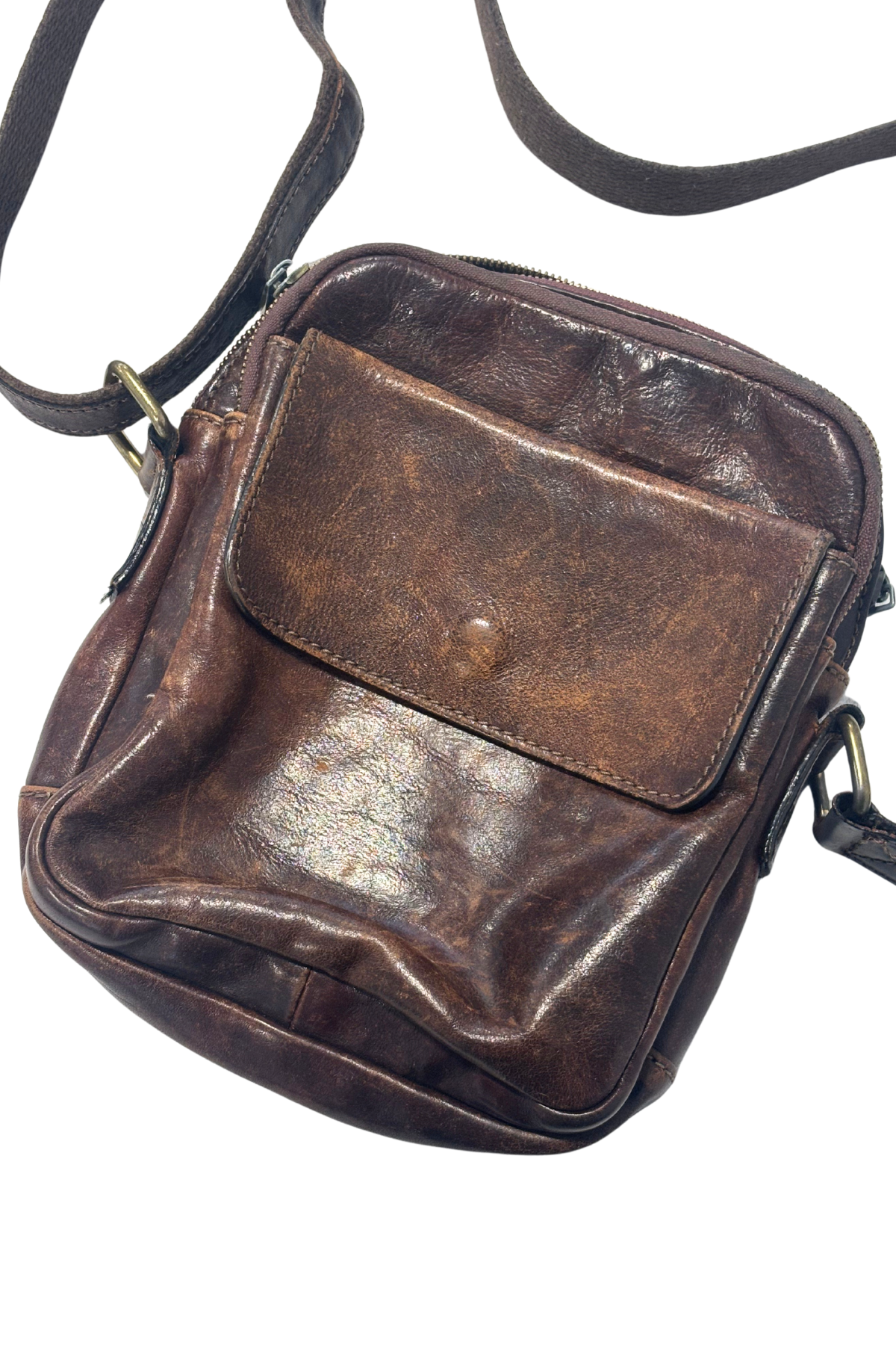 Vera Pelle Italian made cross body satchel