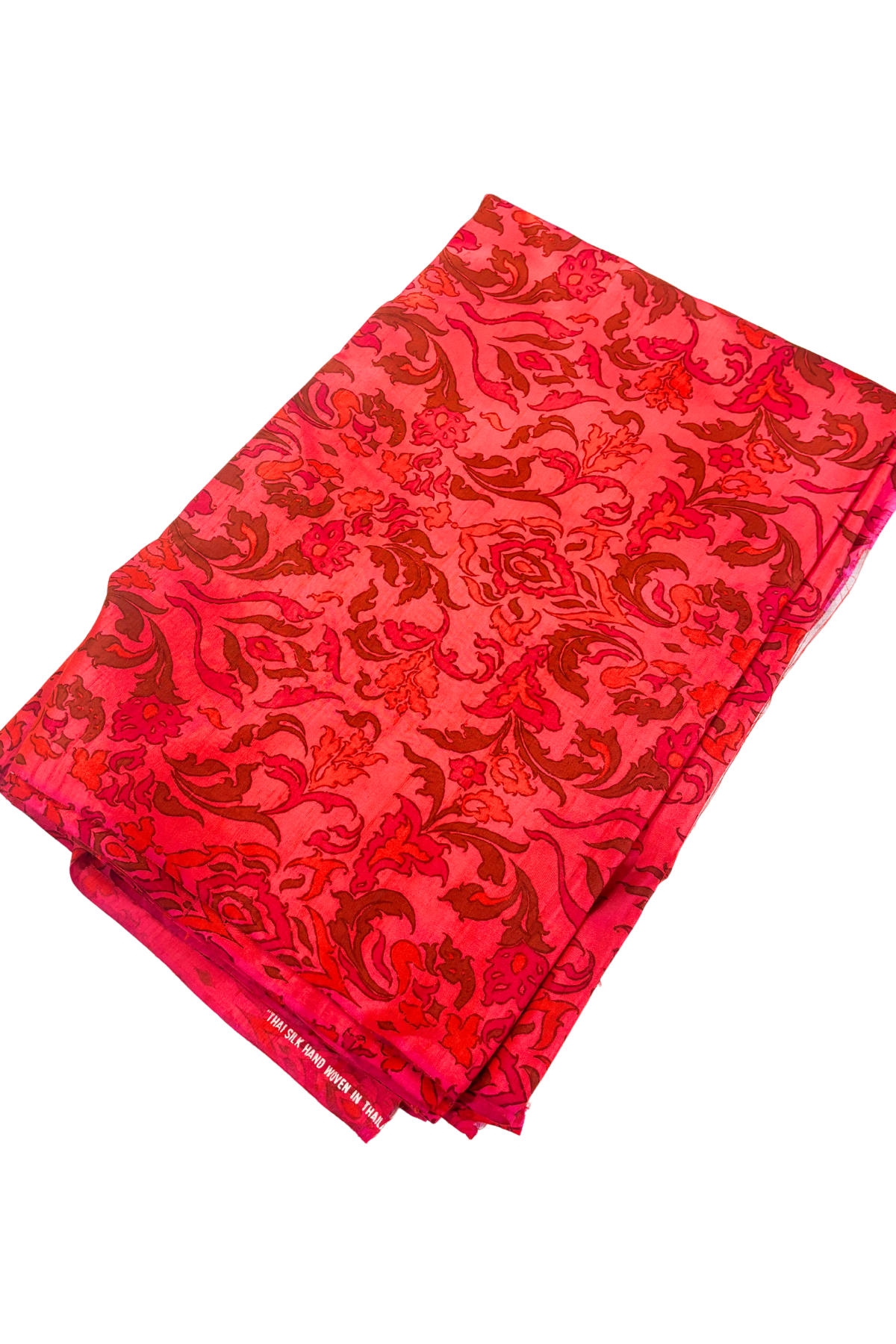 Thai silk bold leafy florals 4.5m