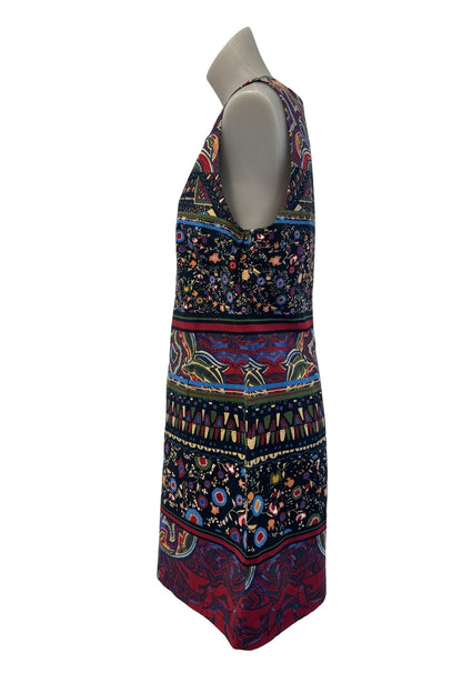 Desigual tribal print a-line vest dress, 14/16