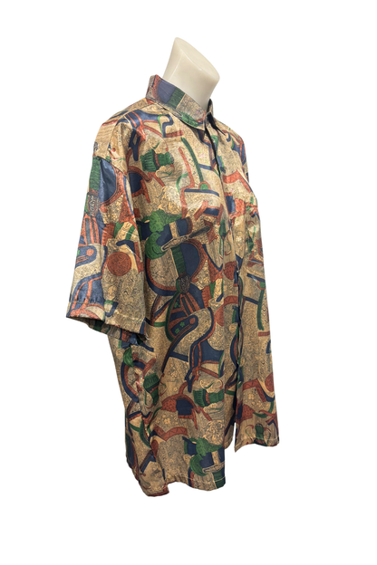 Thai silk collection silk shirt, XL