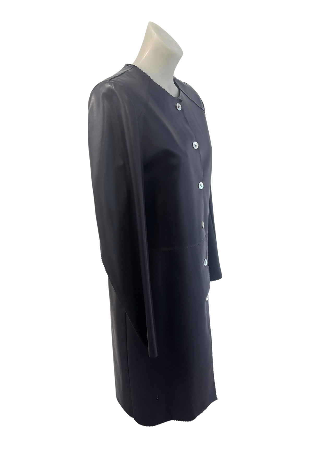 Ole vintage PU leather jacket, L