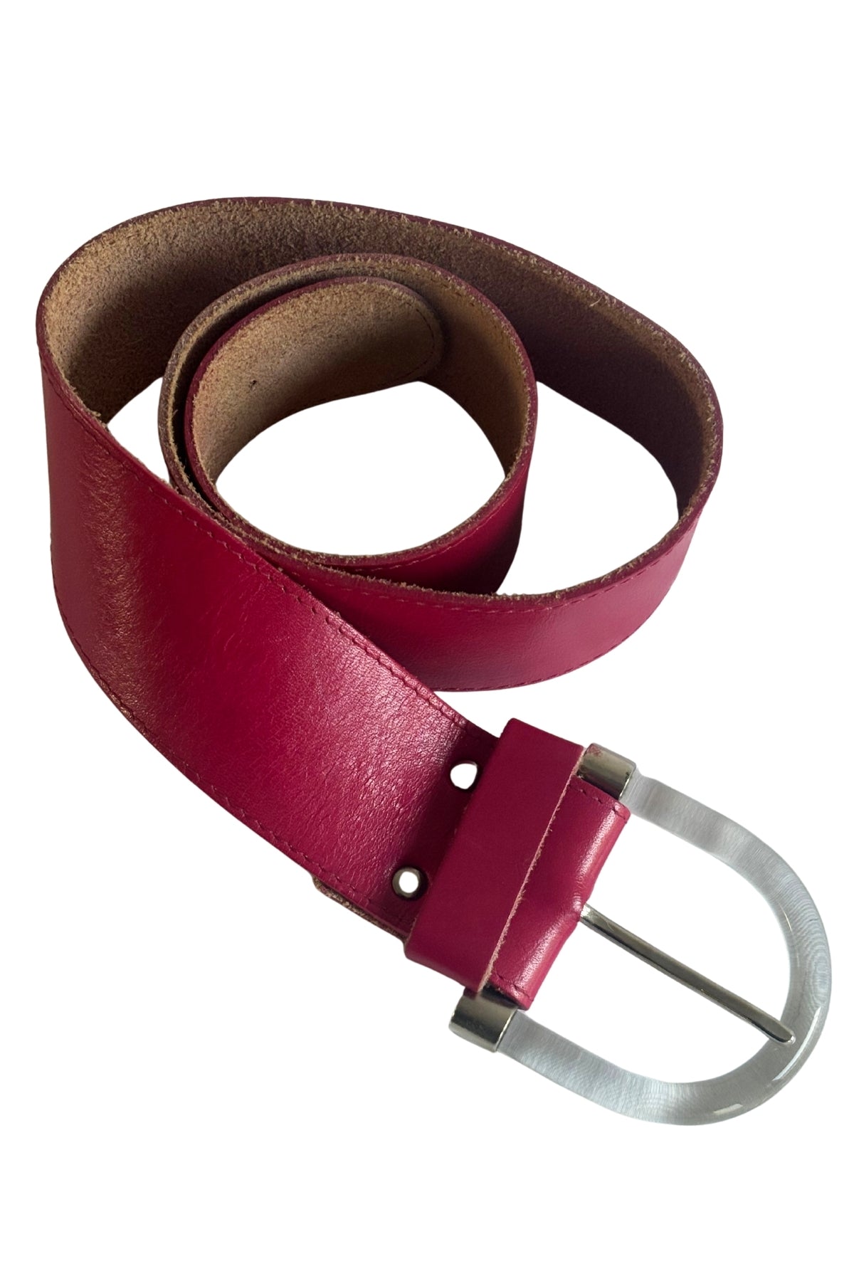 Vintage bold fuchsia belt