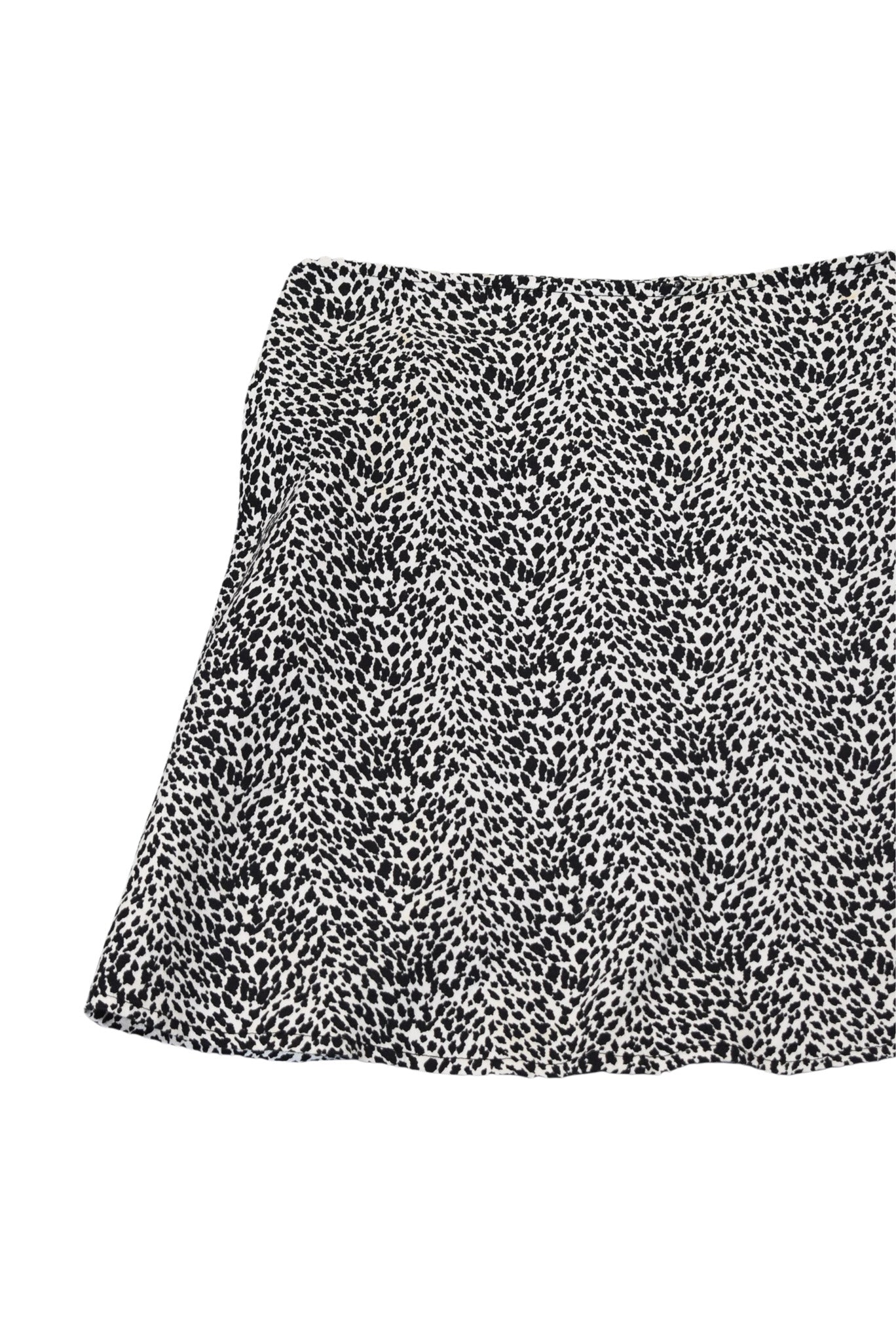 Motel rocks animal print mini skirt, M