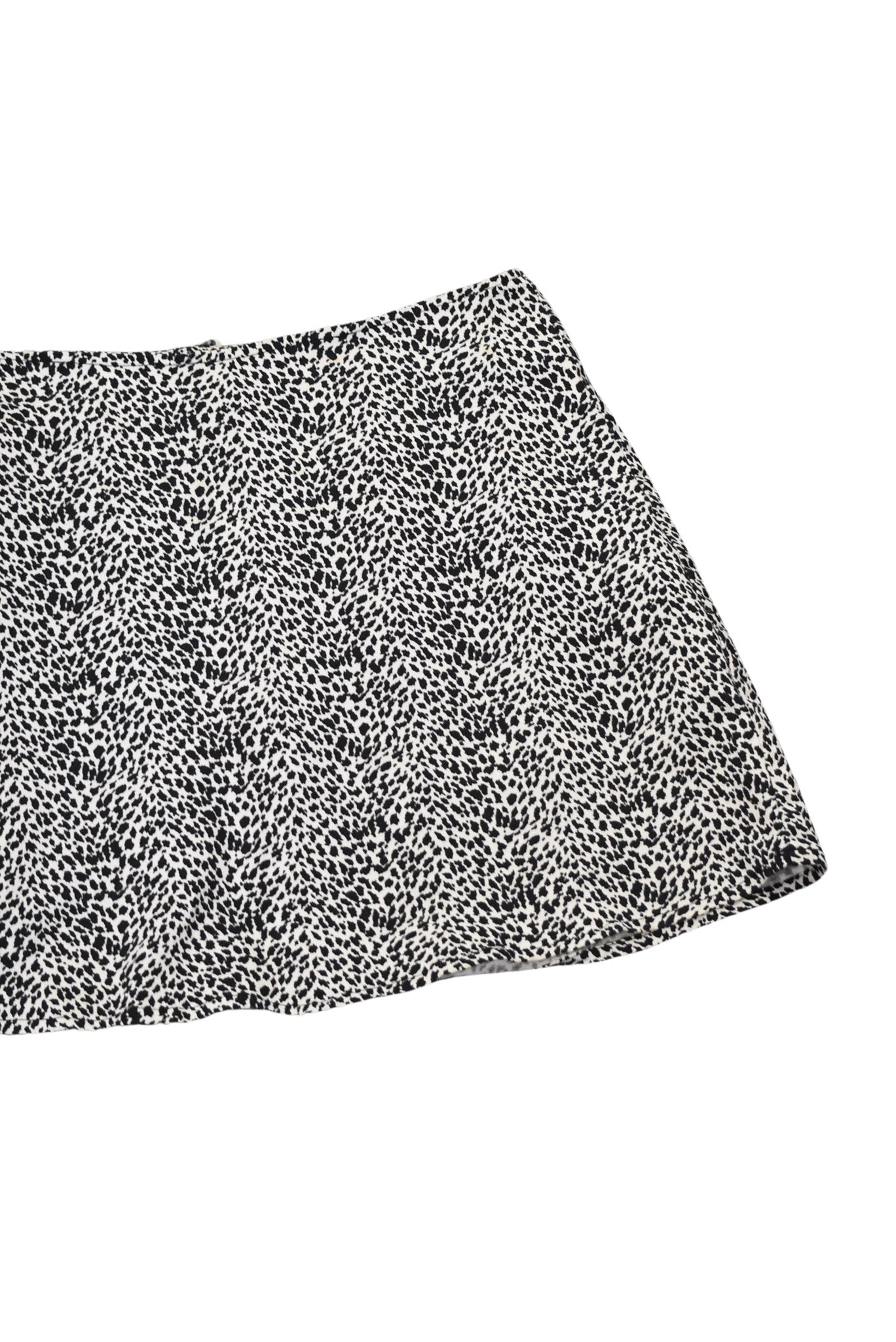 Motel rocks animal print mini skirt, M
