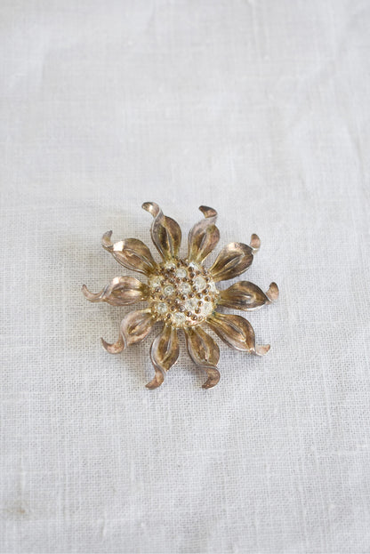 Vintage flower brooch