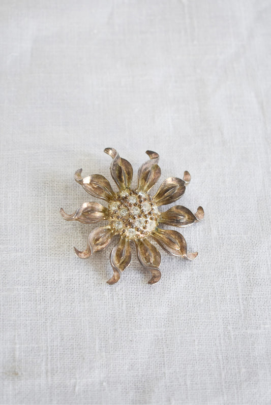 Vintage flower brooch