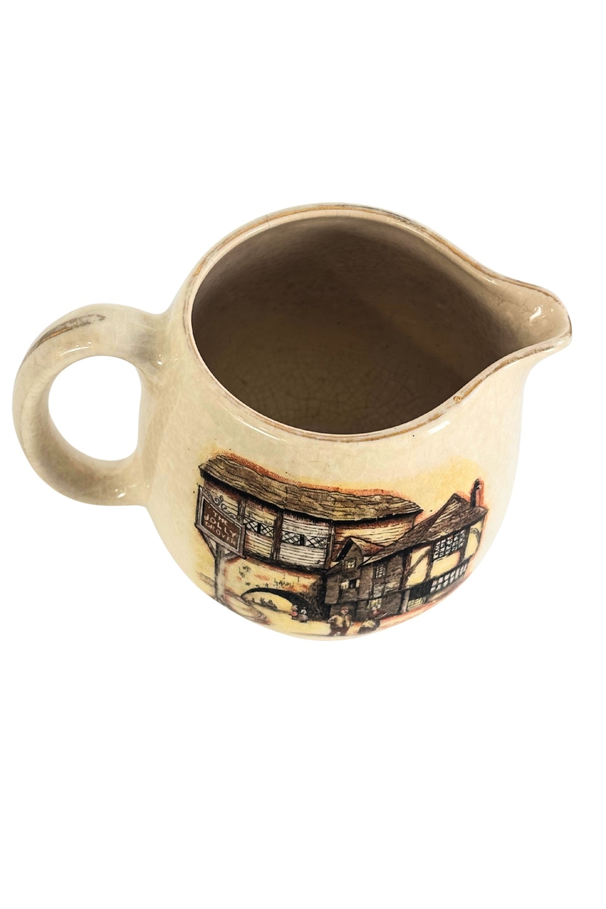 Sandland ware "The Jolly Drover" small gravy jug