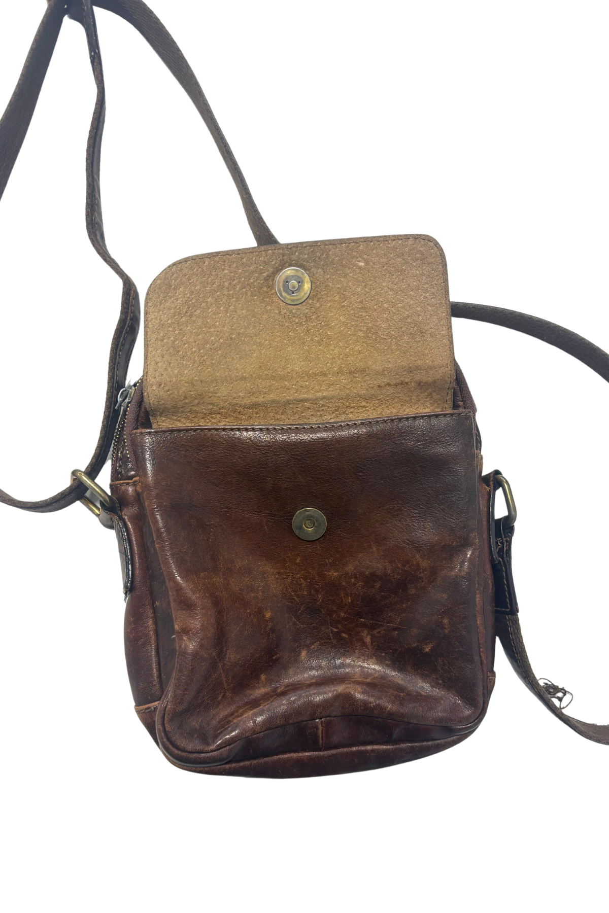 Vera Pelle Italian made cross body satchel