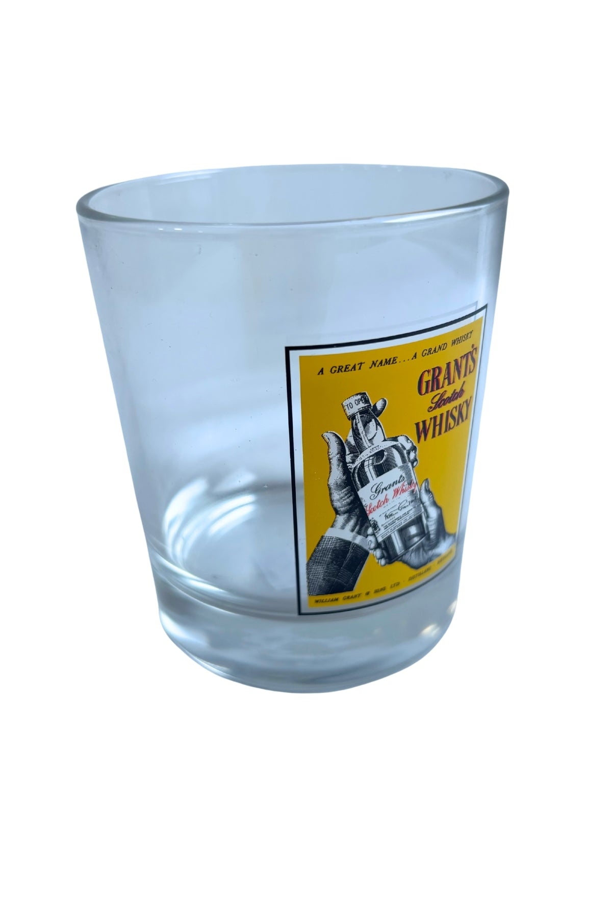 Grants scotch whiskey glass