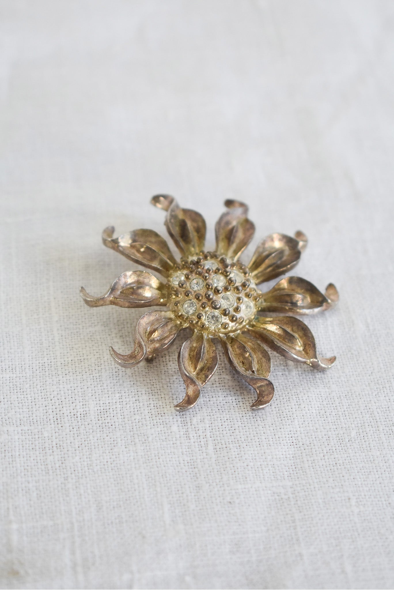 Vintage flower brooch
