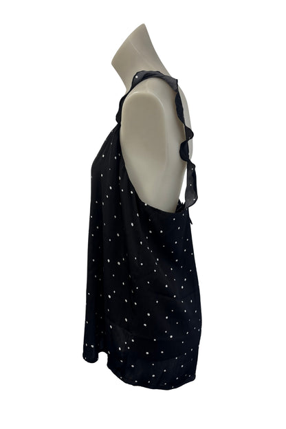 SASS polka dot frilly tank top, 14