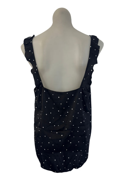 SASS polka dot frilly tank top, 14