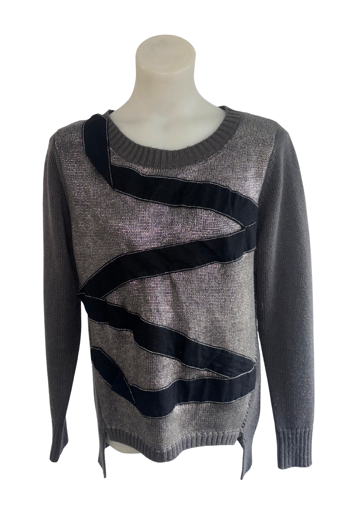 Fate sparkly silver knit jumper, 12