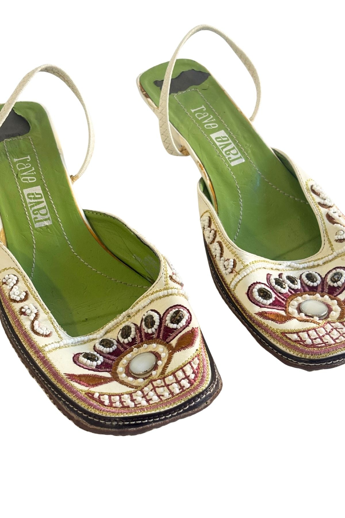 RAVE beaded kitten heels, 7