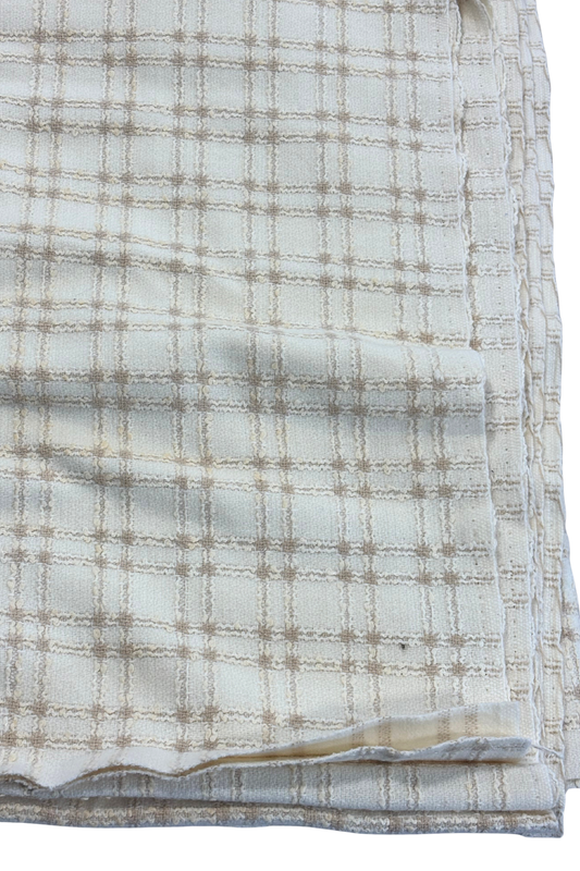 Vintage wool tweed fabric