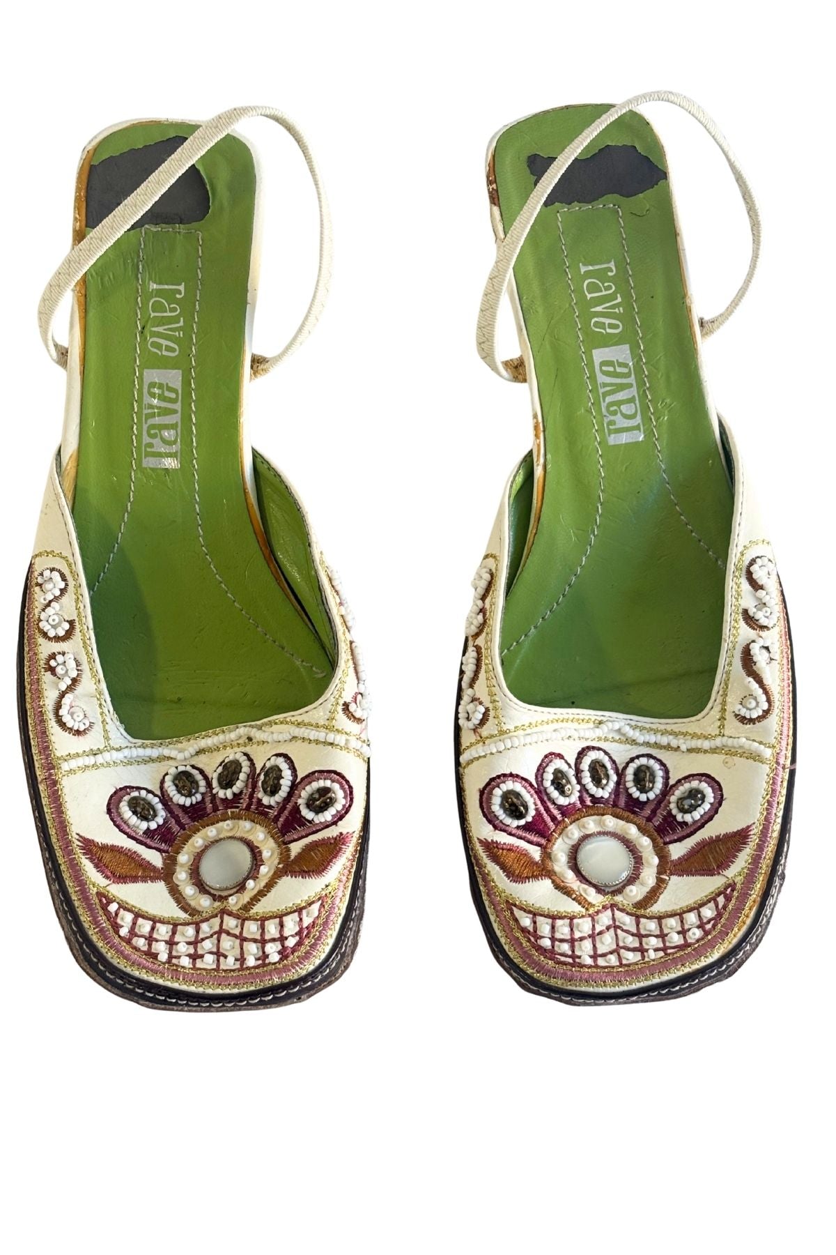 RAVE beaded kitten heels, 7