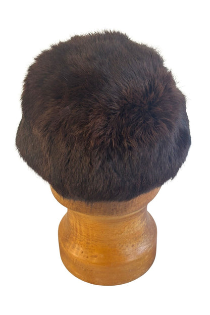 Genuine fur beanie