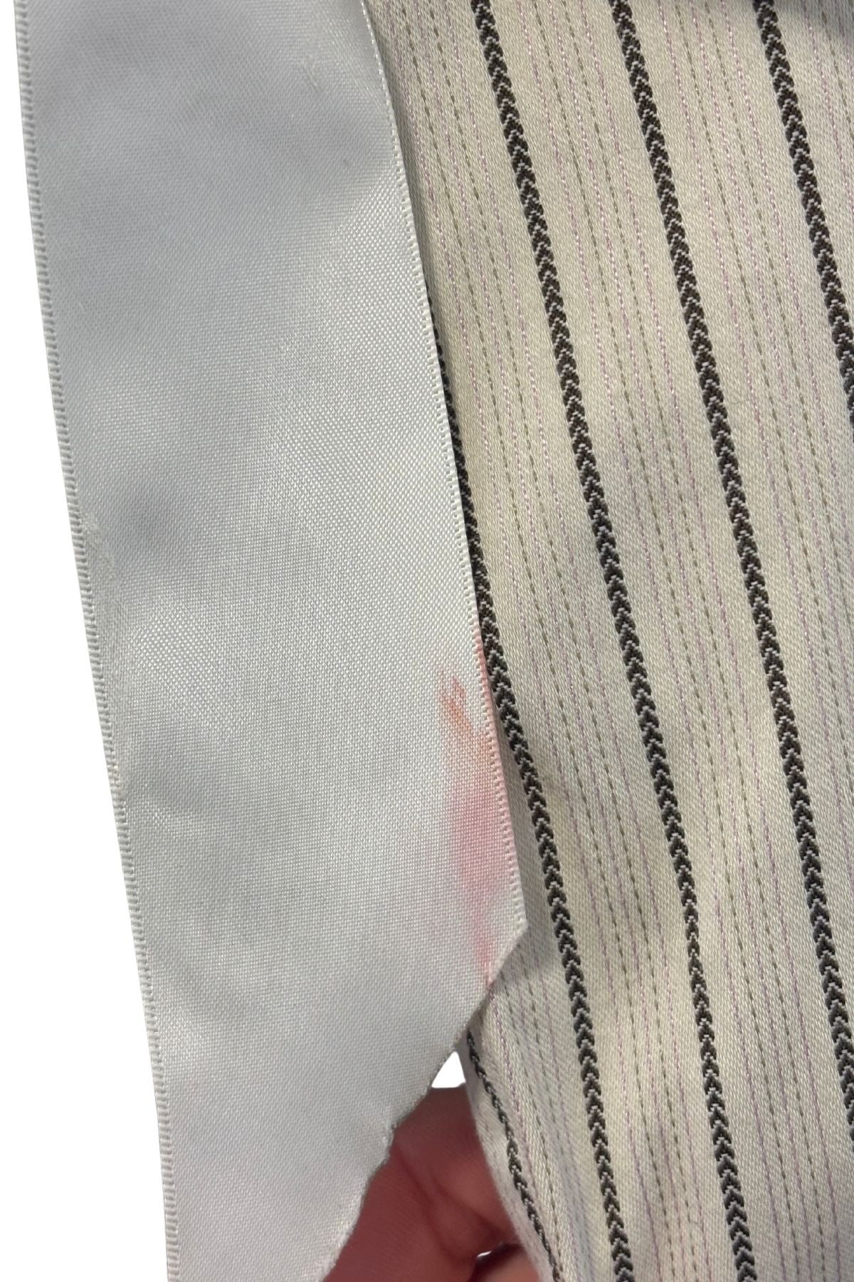 Hippocampe Paris pinstripe satin bow blazer, S