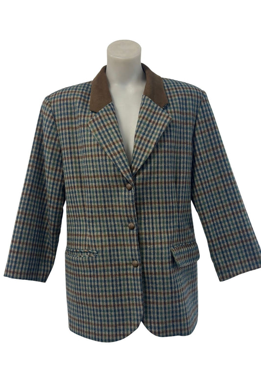 Vintage Classique NZ made tweed blazer, 16