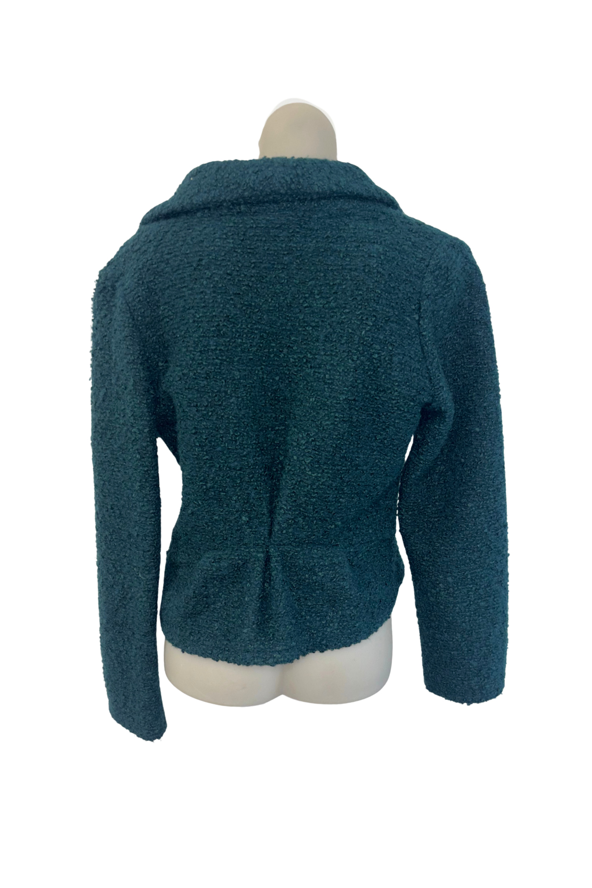 Wool blend wrap jacket, M