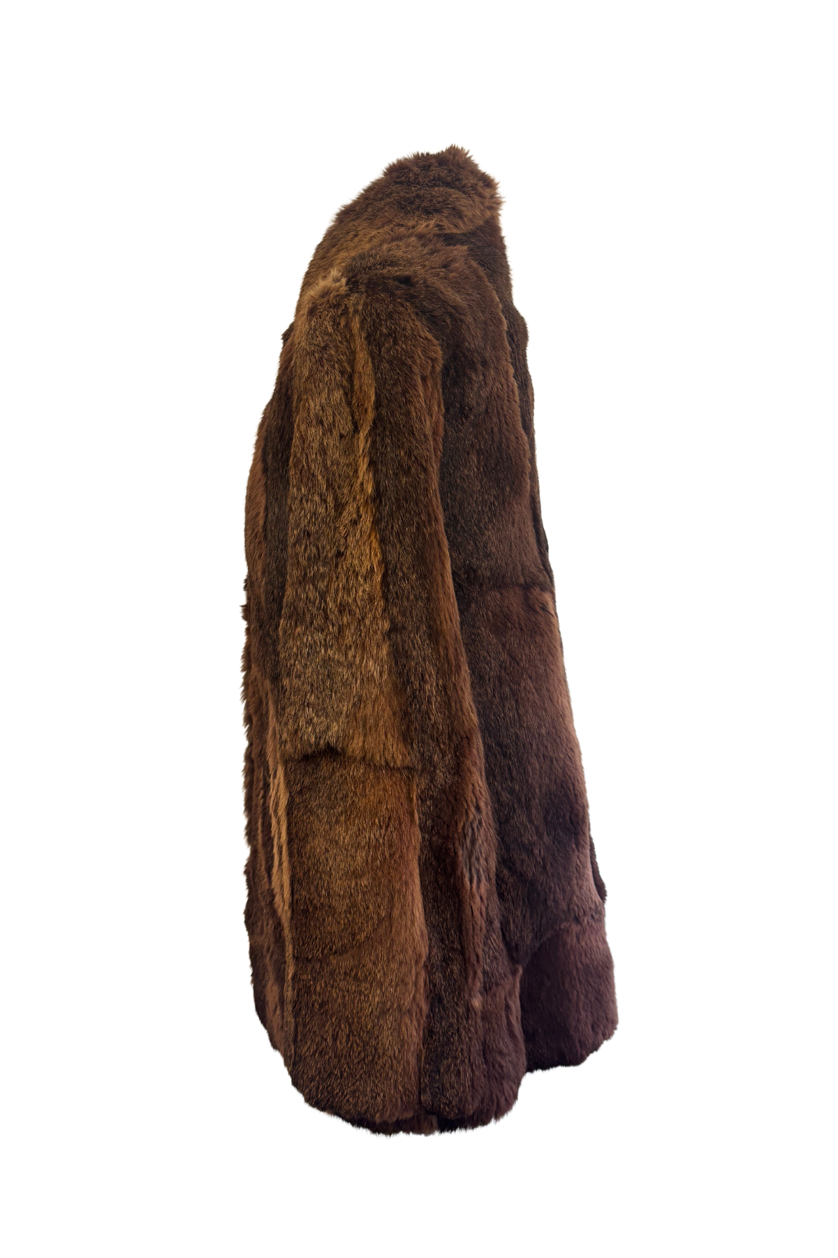 Mooneys NZ made vintage fur coat, M