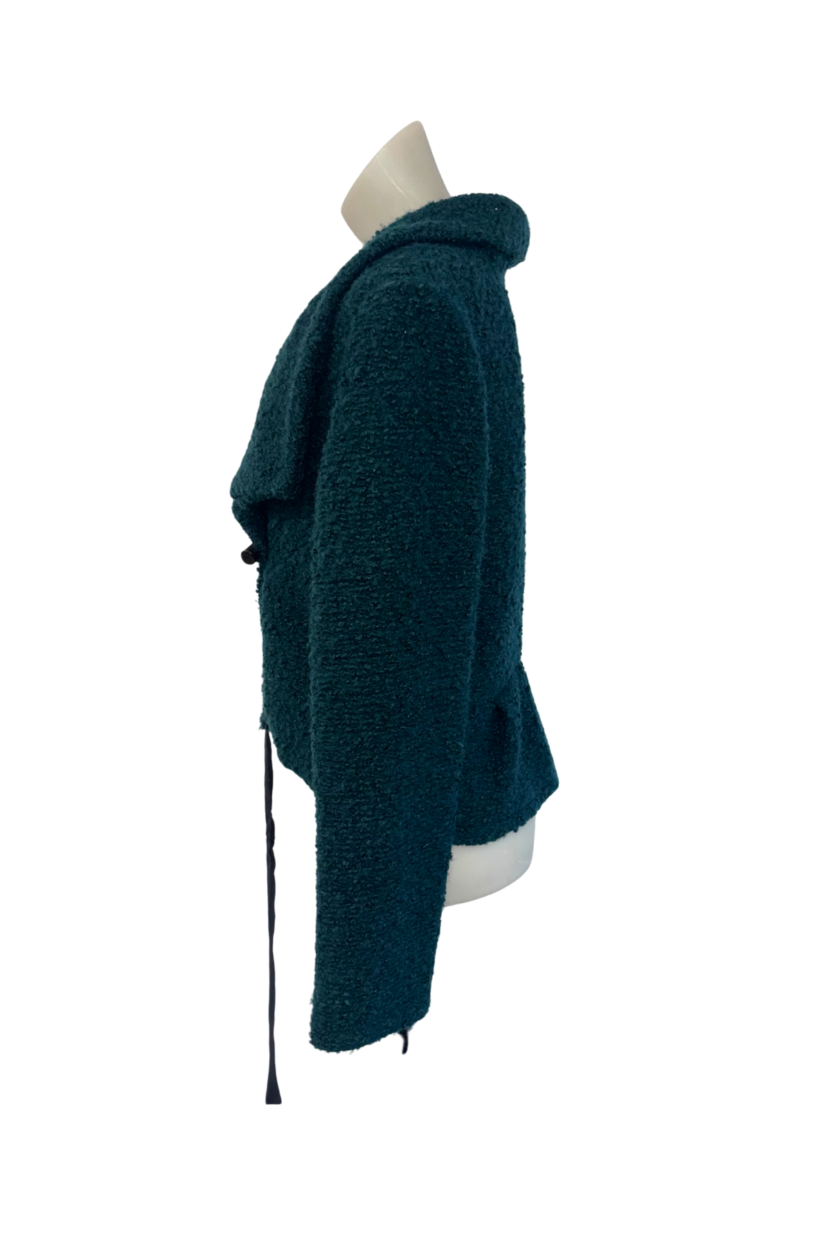 Wool blend wrap jacket, M