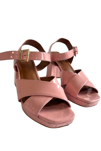 Mi Piaci chunky bubble gum pink heels, 38