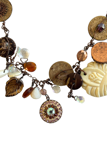 Eclectic charm necklace