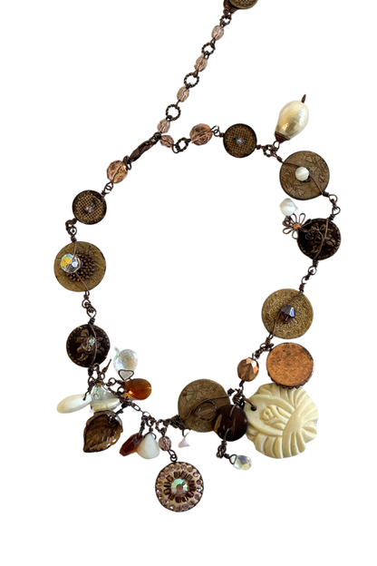 Eclectic charm necklace