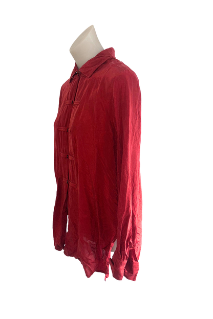 St Michael from Marks & Spencer chilli red blouse, 10