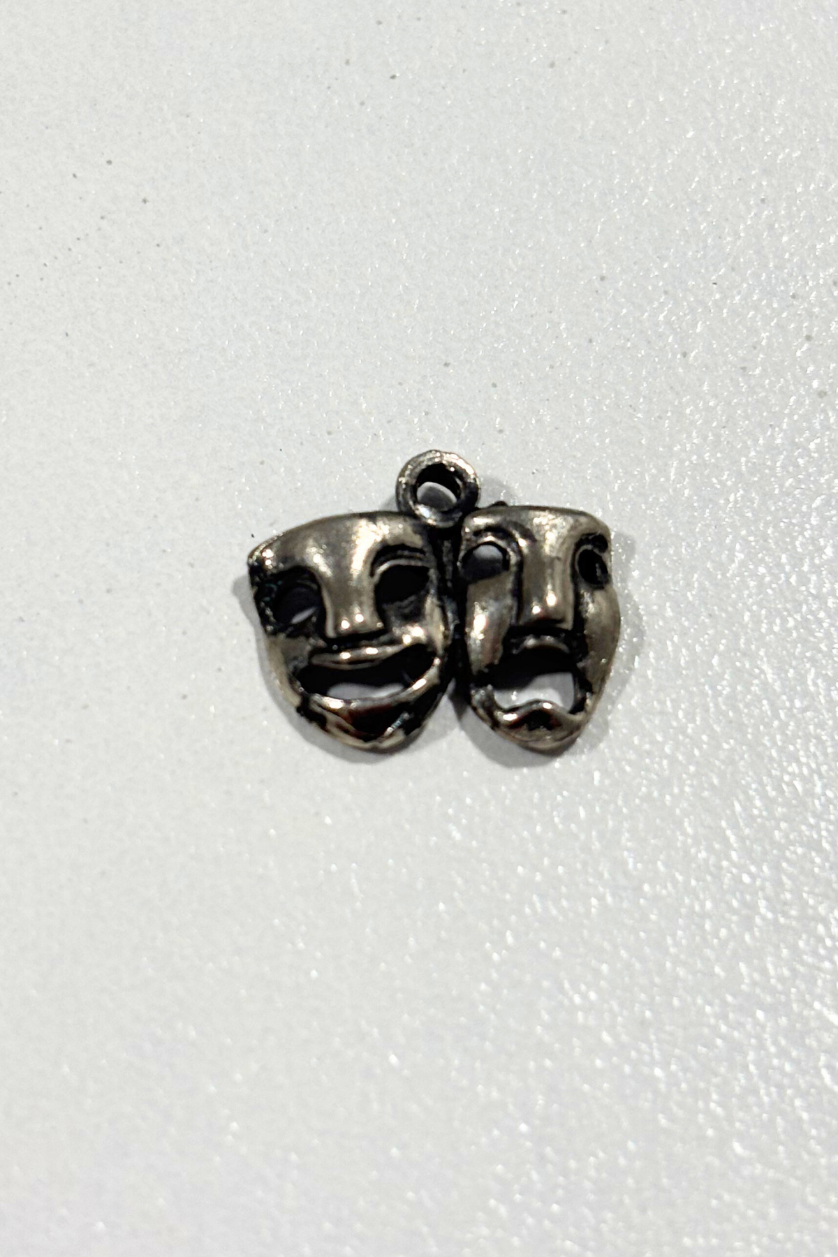 925 Silver Thalia + Melpomene mask pendant