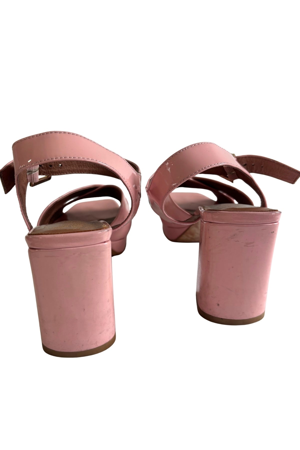 Mi Piaci chunky bubble gum pink heels, 38