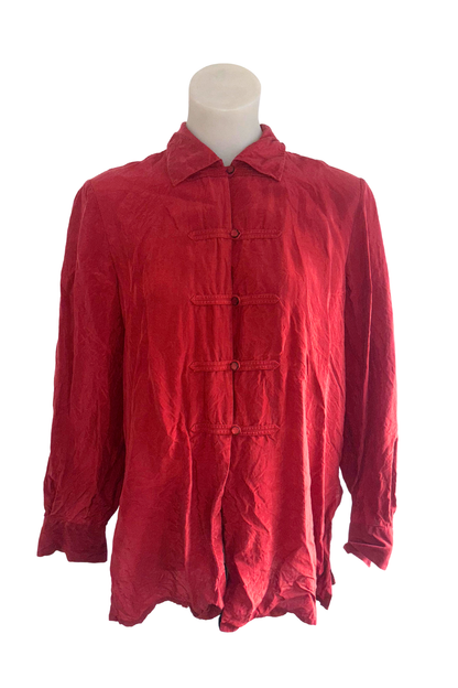 St Michael from Marks & Spencer chilli red blouse, 10