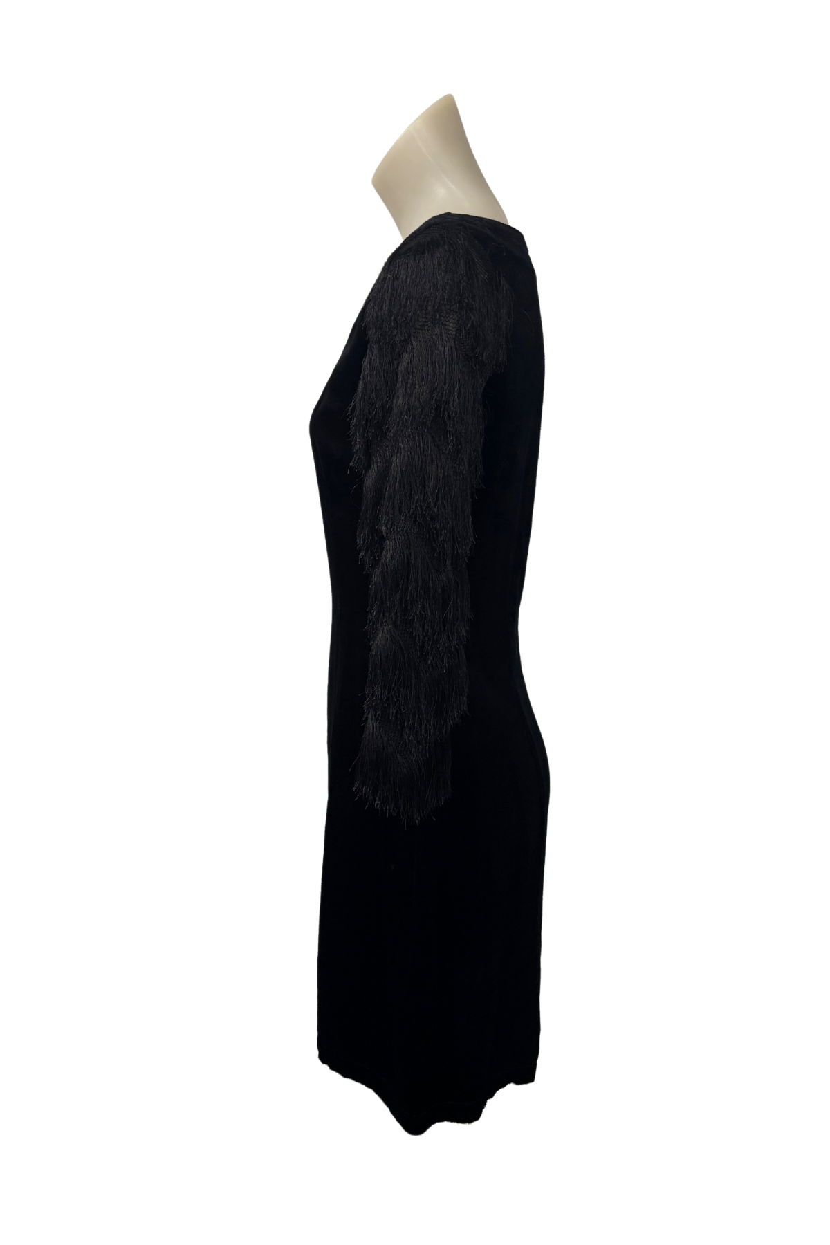 Claire Bloom NZ made Velvet Little black dress, S