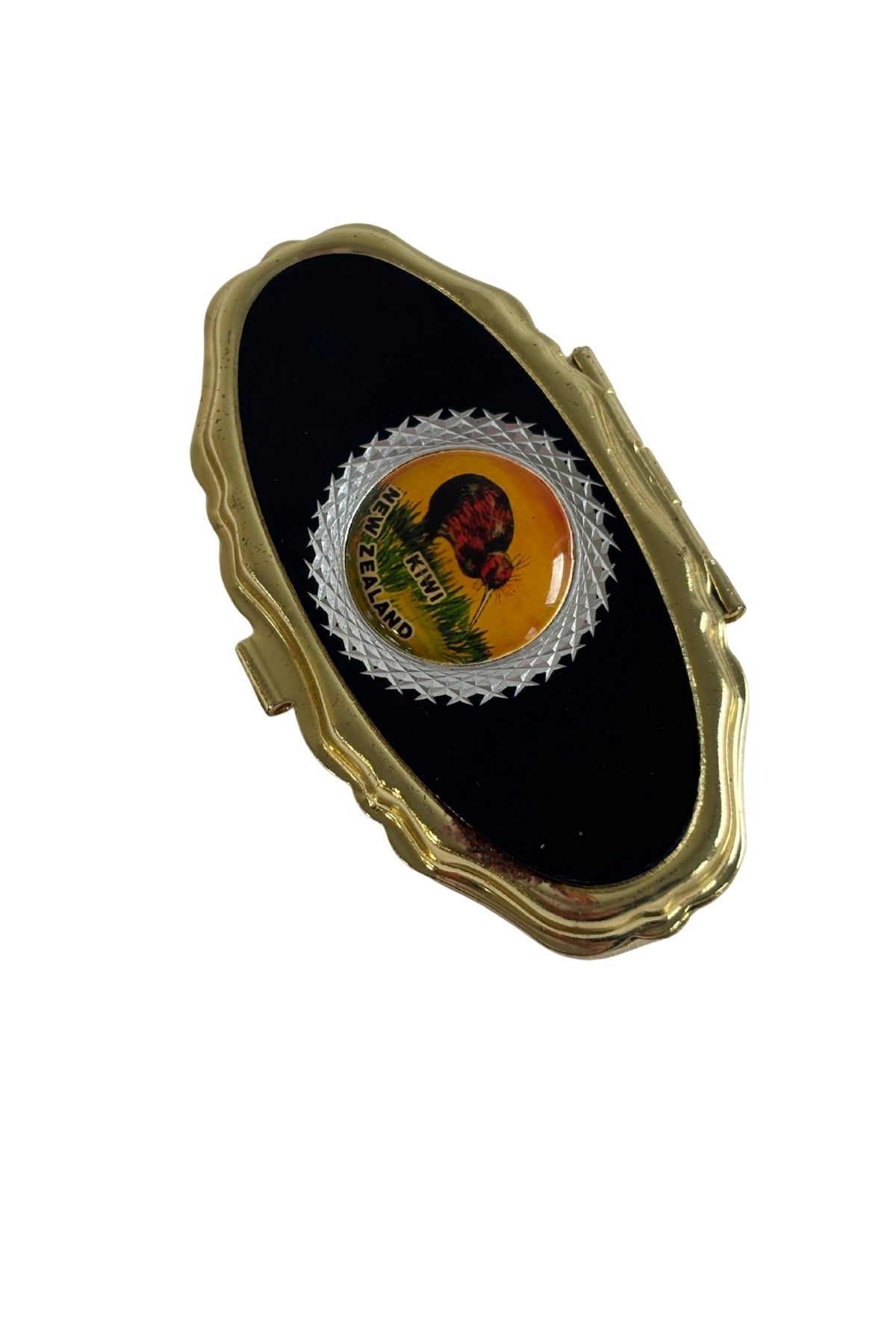 Vintage Kiwi pill box