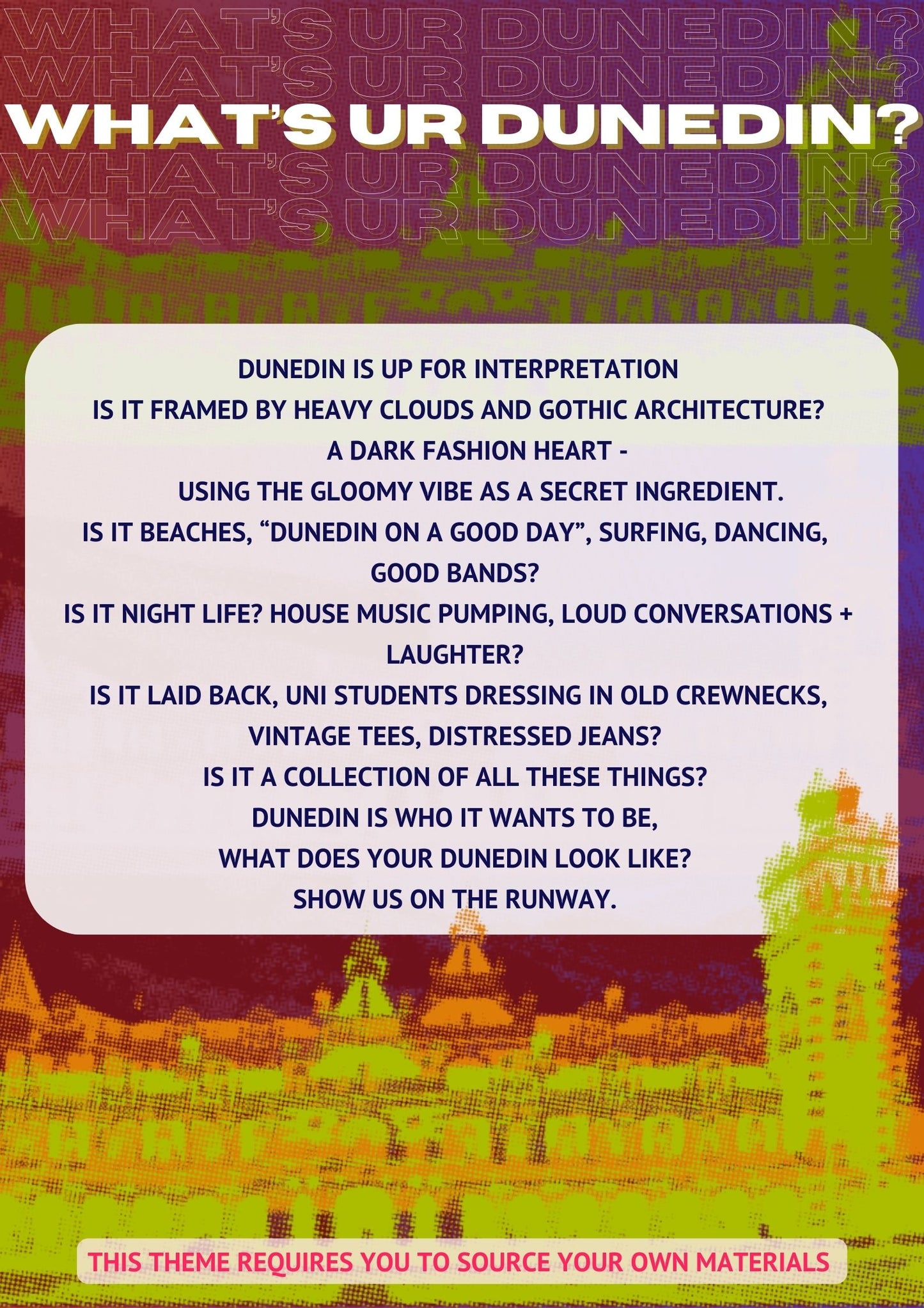 Runway Revival Competition - What's Your Dunedin