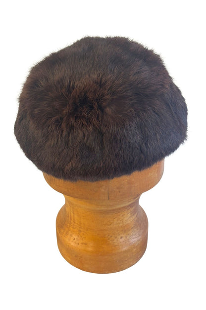Genuine fur beanie