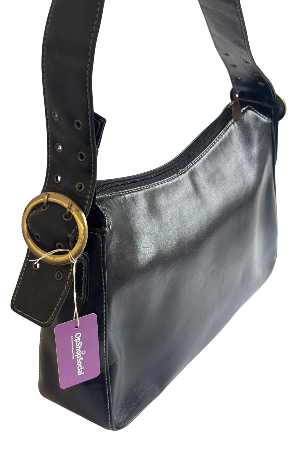 Caprice Y2K exposed stitch handbag