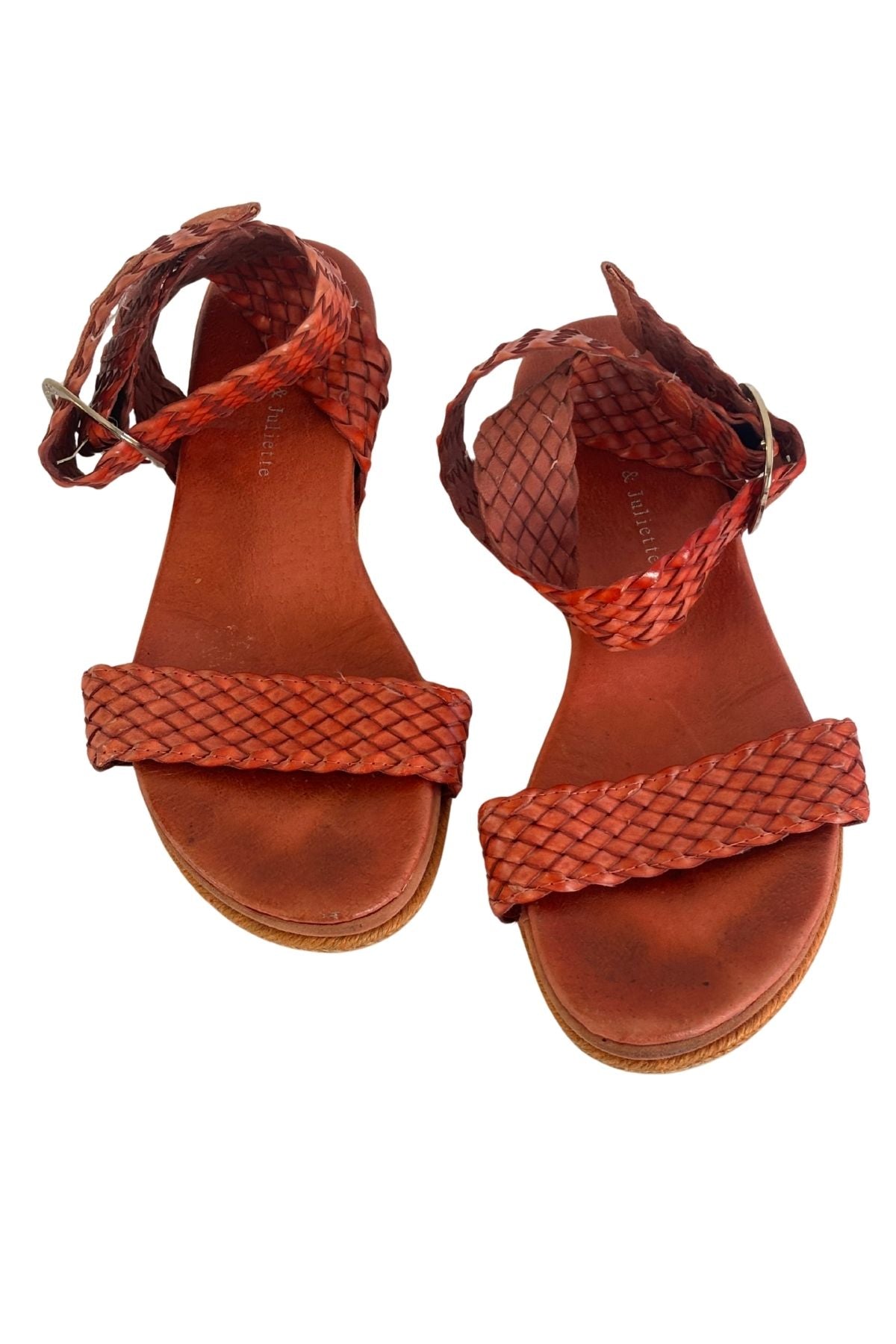 Django + Juliette braided leather sandals, EUR 36
