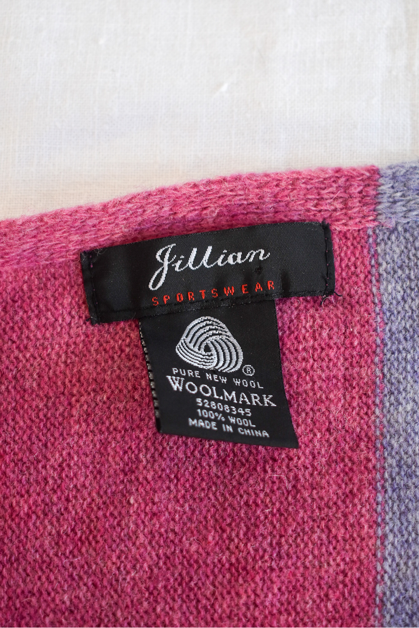 Jillian sportswear 100% wool scarf