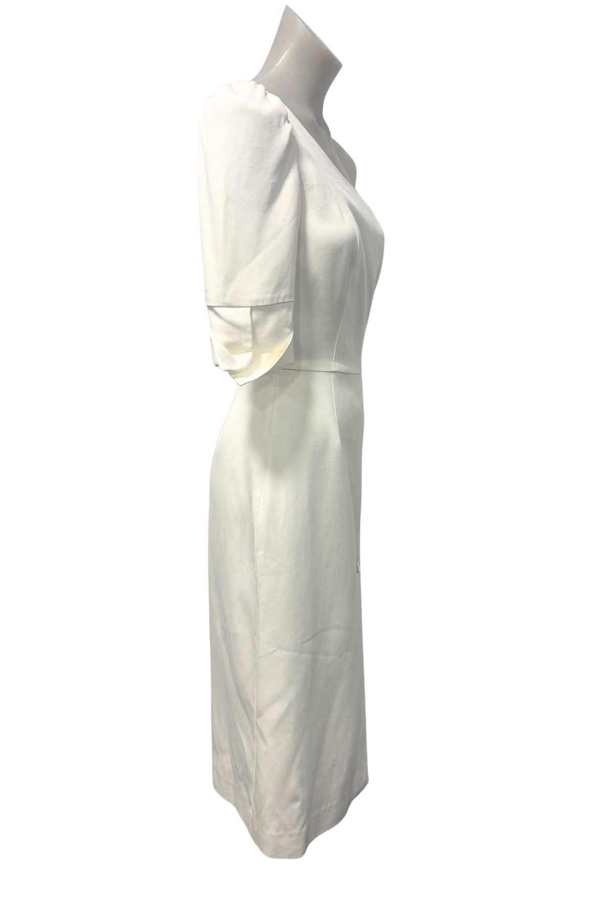 Sofia Irina white one shoulder dress