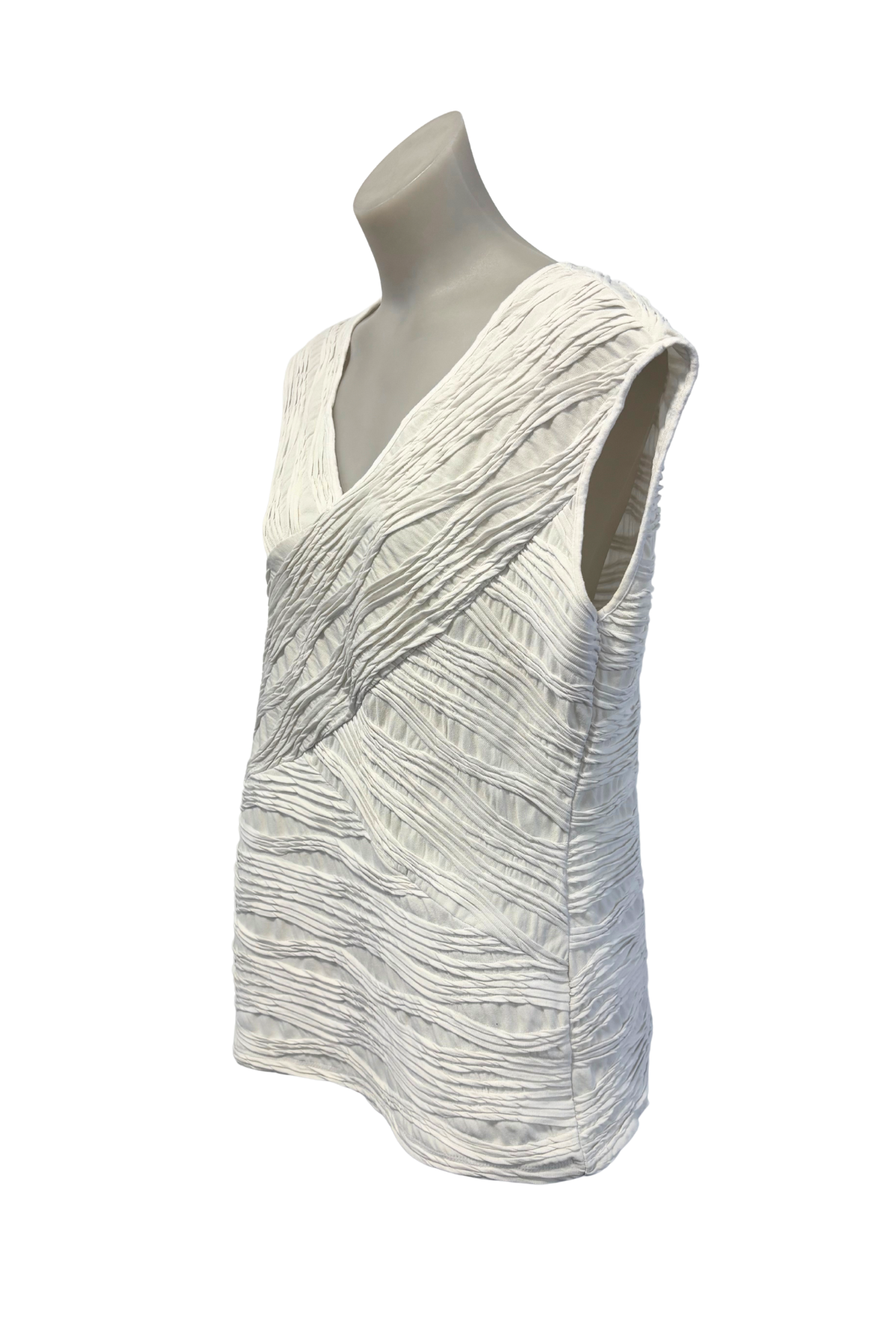 WADOS( textured v-neck vest top, L
