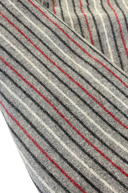 Striped wool fabric, 5m