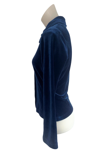 Vintage Just Jeans Aussie made navy button up, M