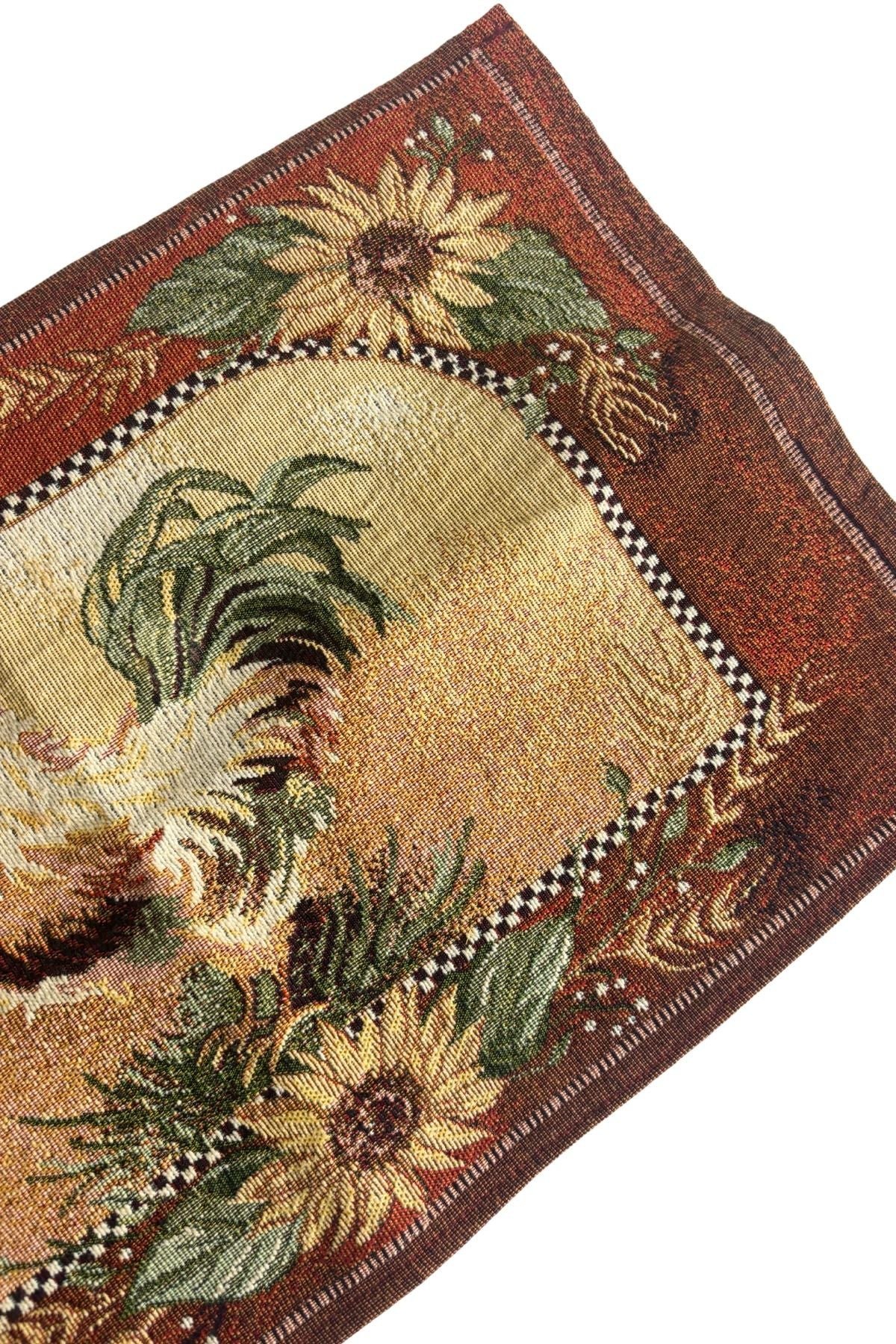 Rooster woven placemat