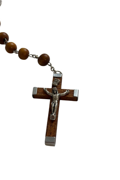 Italian made wooden rosary